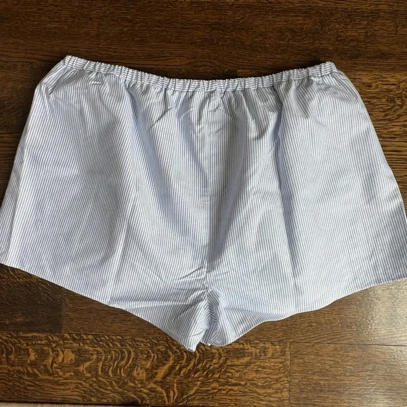 Djerf Avenue Shorts Djerf Avenue Blue Striped Womens Shorts